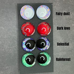 Ready to ship! Classic designs-Handpainted kawaii pupil safety eyes 14-35mm