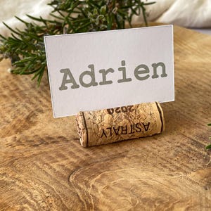 Étiquette personnalisée pour porte-cartes – Format unique – Décoration mariage, anniversaire, événement