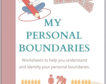 My Personal Boundaries Worksheets