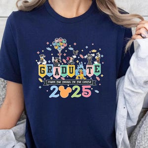 Disney Graduation Shirts Senior Gifts for Graduation Party Perfect Graduation Gift for Class of 2025 Graduation 2025 Senior Disney Trip