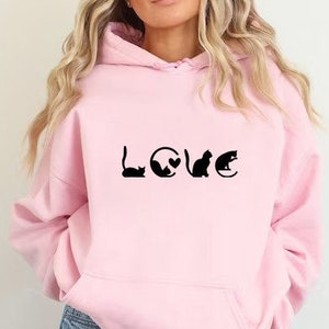 Cat Mom Hoodie Cat Mom Gifts Gift For Cat Mom Cat Lover Gift Cat Owner Gifts Pet Lover Gift Cat Dad Gift Cat Hoodie Funny Cat Owner Hoodie