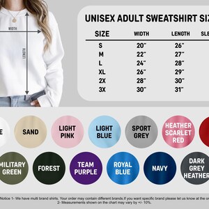 Minnie Ears Disney Embroidery Sweatshirt Disney Vacation Embroidered Crewneck Sweatshirt Minnie Mouse Embroidered Sweater Disney Sweatshirts image 10