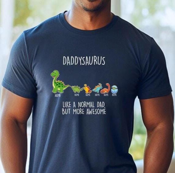 Daddysaurus Dnosaurs Funny Desgn For Father’s Day