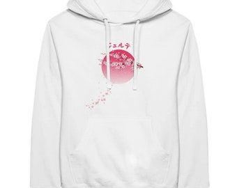 Zen Comfort: Premium unisex-pulloverhoodie met een Japanse flair