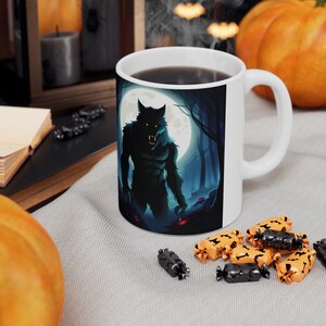 Werewolf Night Blood Coffee Mug, Ceramic 11oz, 15oz zdjęcie 7