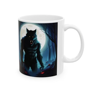 Werewolf Night Blood Coffee Mug, Ceramic 11oz, 15oz zdjęcie 5