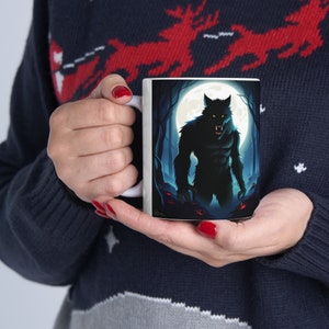 Werewolf Night Blood Coffee Mug, Ceramic 11oz, 15oz zdjęcie 10