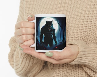 Werewolf Night Blood Coffee Mug, Ceramic (11oz, 15oz)