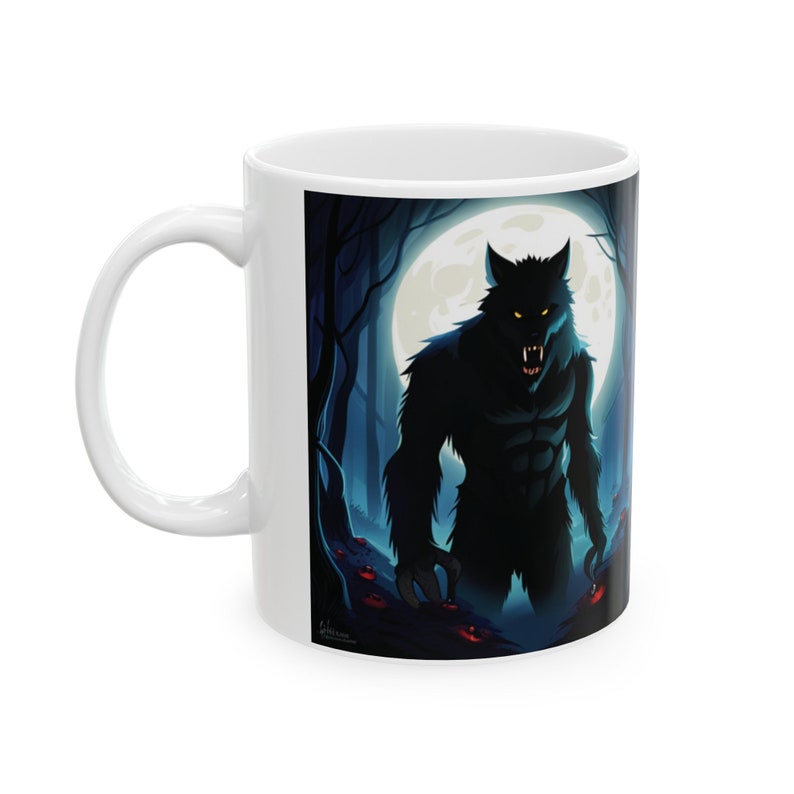 Werewolf Night Blood Coffee Mug, Ceramic 11oz, 15oz zdjęcie 4