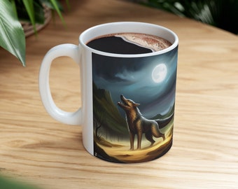 Crocotta Animal Coffee Mug, Ceramic (11oz, 15oz)