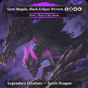 Gore Magala, Wyvern dell'Eclissi Nera (Neriv, Cuore della Tempesta) - MTG PROXY Videogiochi/Monster Hunter Wilds