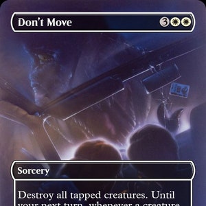 Don't Move Sorcery - MTG PROXY Jurassic Park