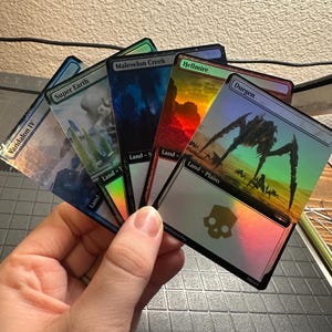 Durgen Plains Land - MTG PROXY Helldivers 2