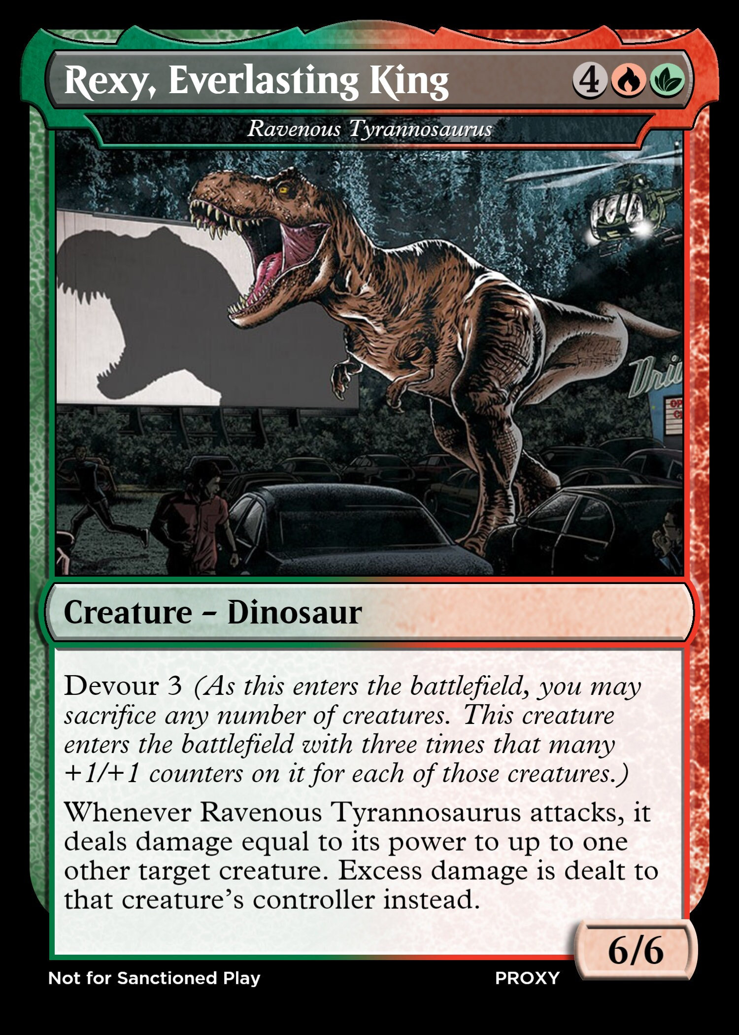 Ravenous Tyrannosaurus (Borderless) | Jurassic World