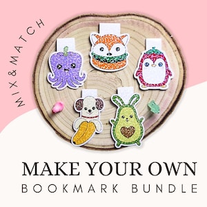 Magnetic Bookmark Bundle - Choose Any 3 Handmade Designs