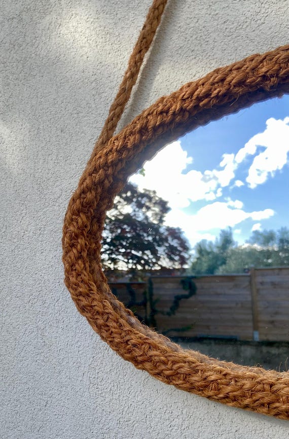 Audoux Minet ヴィンテージ編みロープミラー? - Etsy 日本