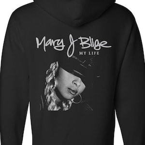 Mary J. Blige My Life Hoodie - What's the 411? - Real Love, okładka albumu, hip hop lat 90., rnb, family affair