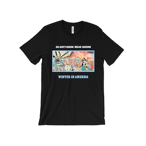 Gil Scott-Heron T-Shirt - Winter in Amerika -Brian Jackson - Strata East - Die Revolution wird nicht im Fernsehen übertragen - Dichter - Soziale Gerechtigkeit