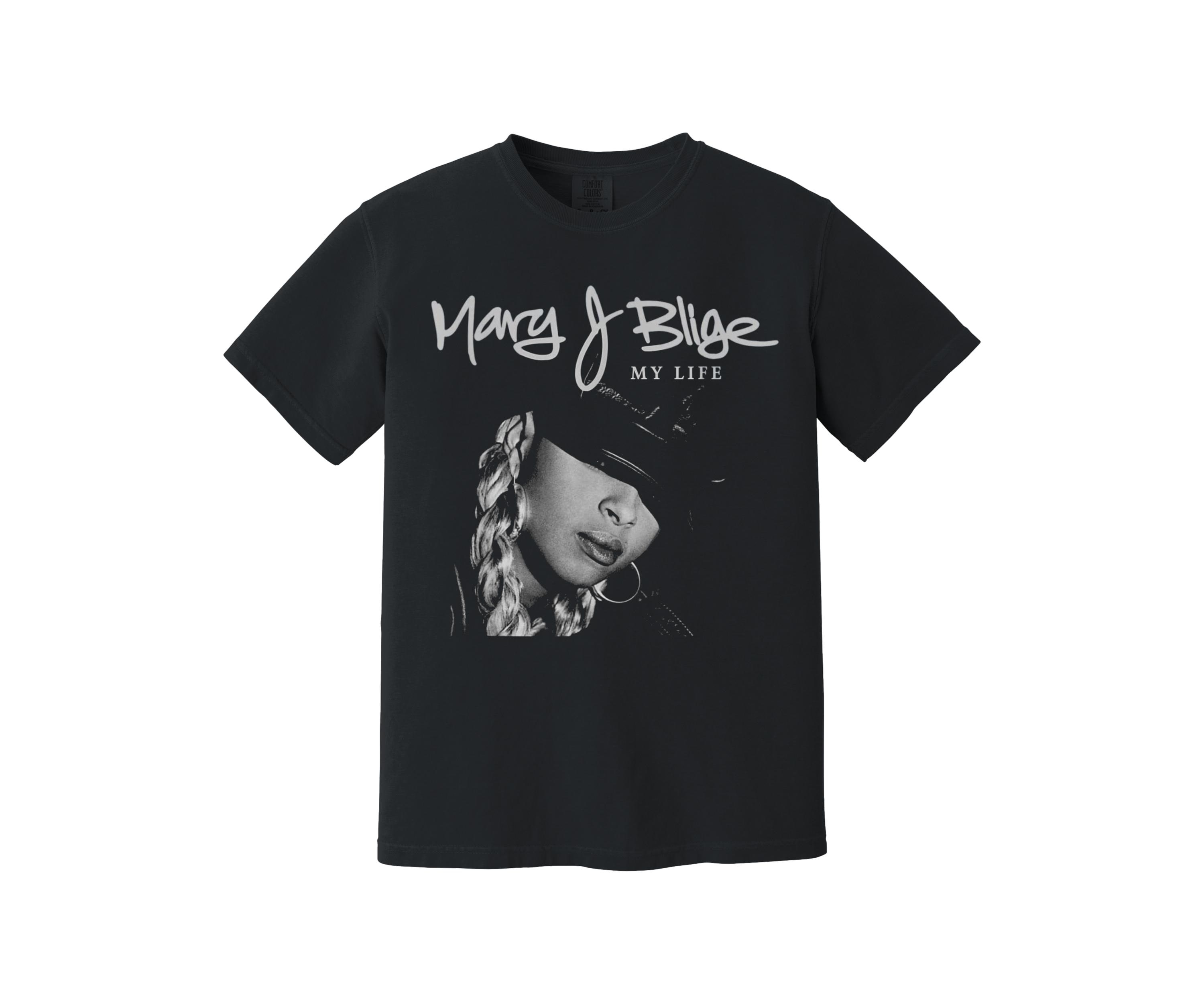 Mary J. Blige Heavyweight T Shirt - My Life, What's the 411