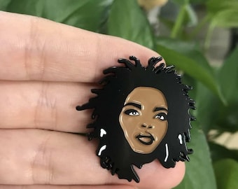 Lauryn Hill Pin - Fugees - The Score - enamel lapel - The Miseducation - album art - 90s hip hop - throwback rap - ready or not - boom bap