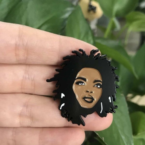 Lauryn Hill Pin - Fugees - The Score - enamel lapel - The Miseducation - album art - 90s hip hop - throwback rap - ready or not - boom bap