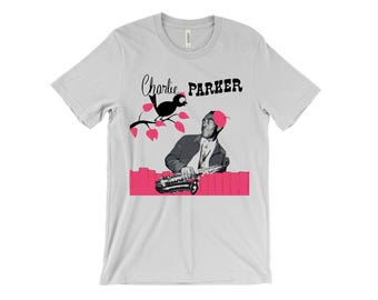 Charlie Parker T-shirt - Bird - Saxophonist - John Coltrane