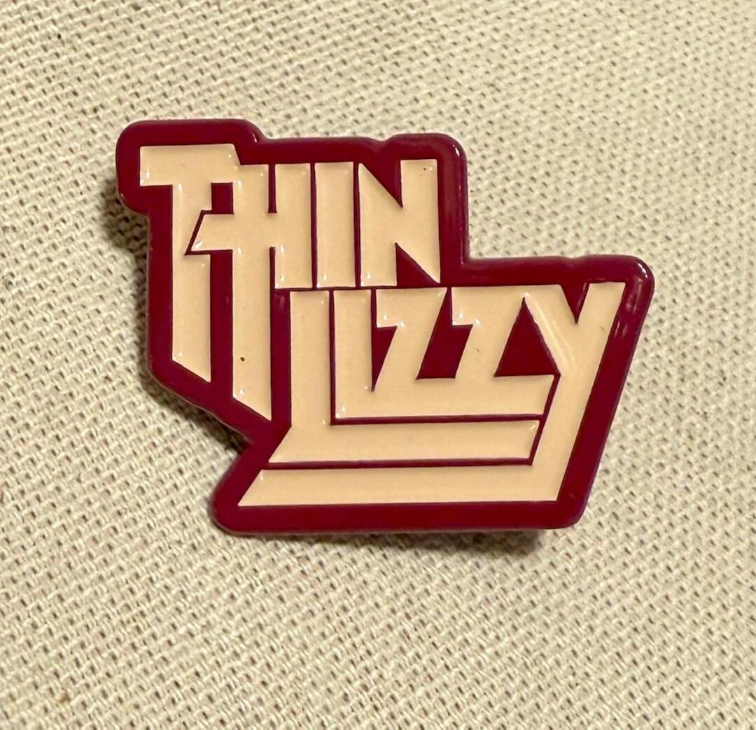 Thin Lizzy Pin Enamel Lapel 70s 80s Jailbreak Etsy