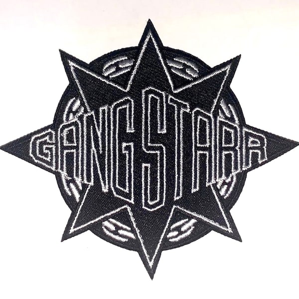 Gang Starr Patch - Guru - DJ Premier - Daily Operation - Mass Appeal - Boom Bap - hip hop - 90s old school rap