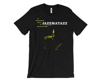 Guru Jazzmatazz T-shirt - Gang Starr - Jazz Hip Hop - DJ Premier