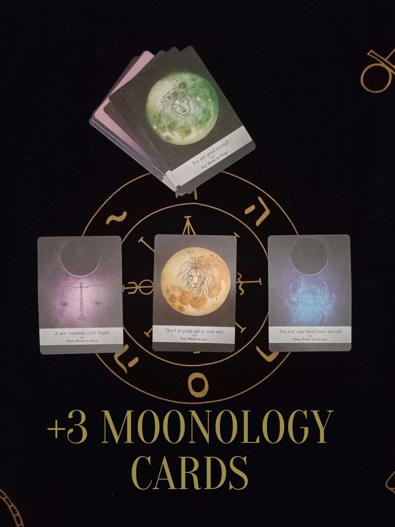 SAME HOUR Yes/No Tarot Card Answer 3 Moonology Cards zdjęcie 3