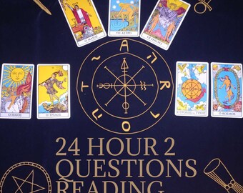 24 HOUR 2 Questions Tarot Reading