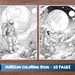 20 Printable Celestial Space Coloring Sheets, Celestial Space Coloring ...