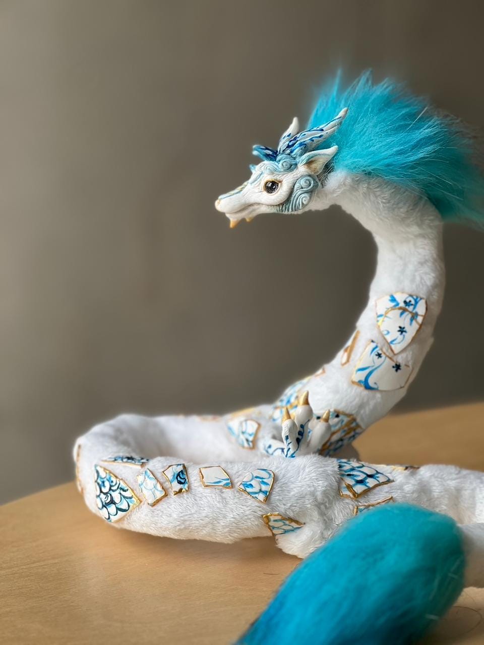 Kintsugi Dragon - Etsy