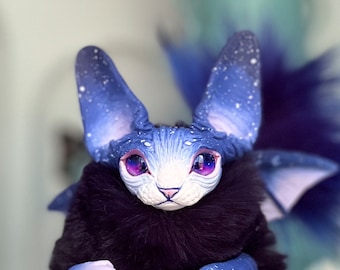 Cosmic Batcat - posable art toy