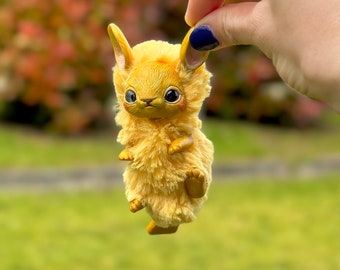 Bunnychu or pikasquirell? Whimsical OOAK creature:D