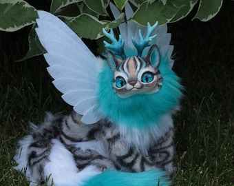 Druid cat – posable art toy