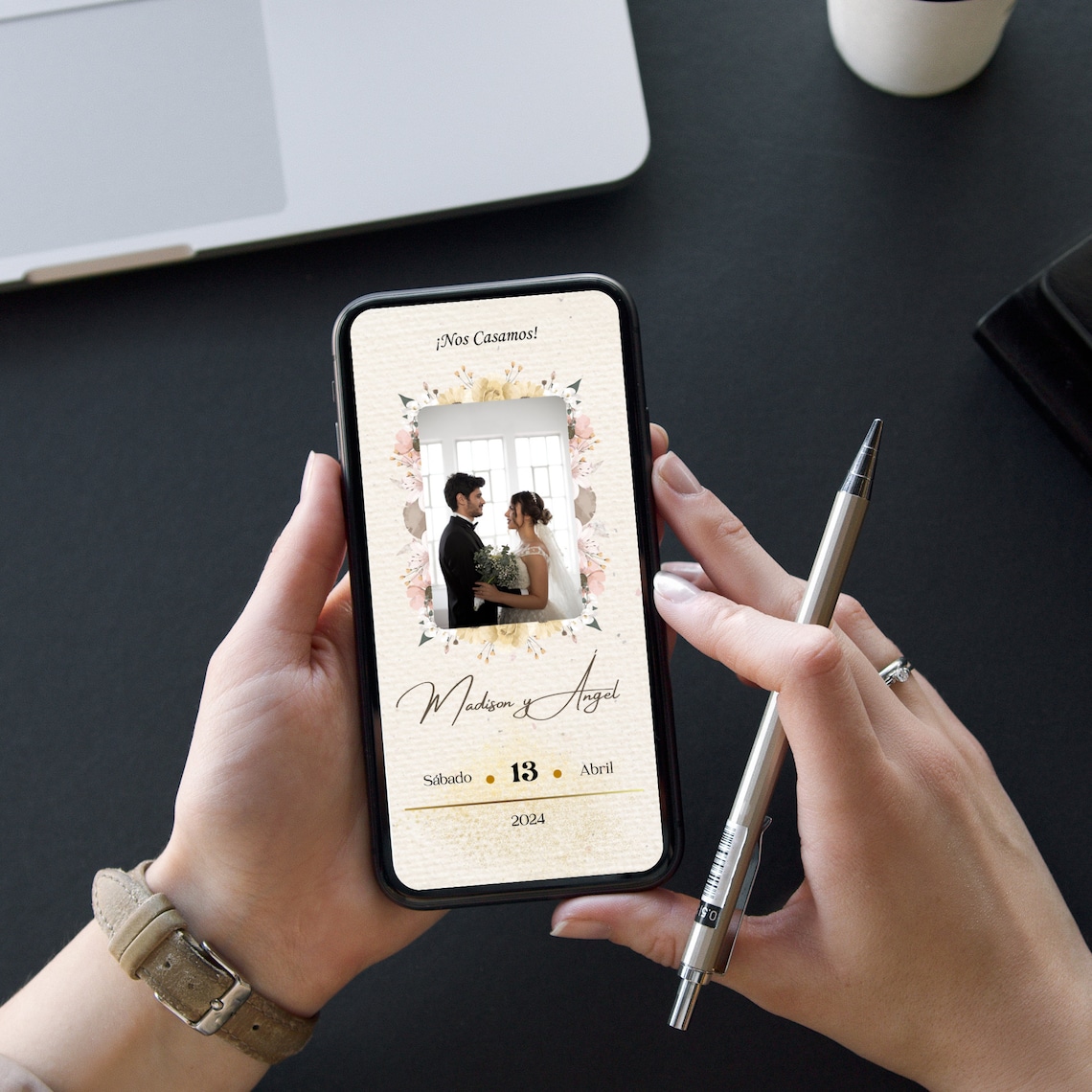 Digital Wedding Invitation, Electronic Wedding Invitation, Interactive ...