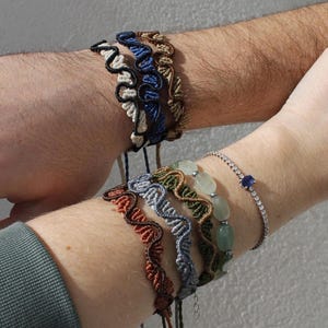 Spontaneous Bracelet | Handmade Macrame | For Men and Women | Matching Bracelet | Summer, Beach, Everyday, Bohemian, Festival Jewelry