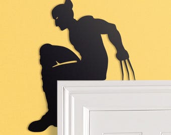 Wolverine Metal Door Frame Topper | Wolverine Wall Decor | Marvel Fan | Superhero Door Hanging | Marvel Wall Decor | X-men | Comic Book |