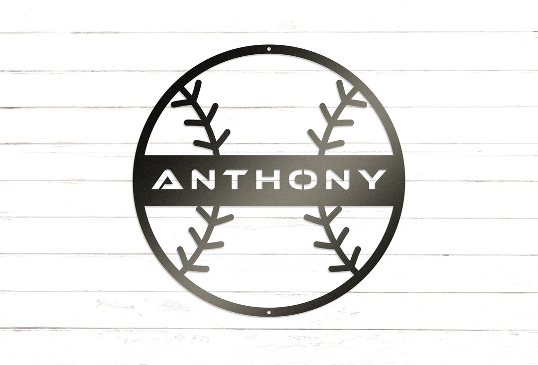 Baseball Personalized Name Sign | Athlete Gift | Baseball Sign | Kids ...