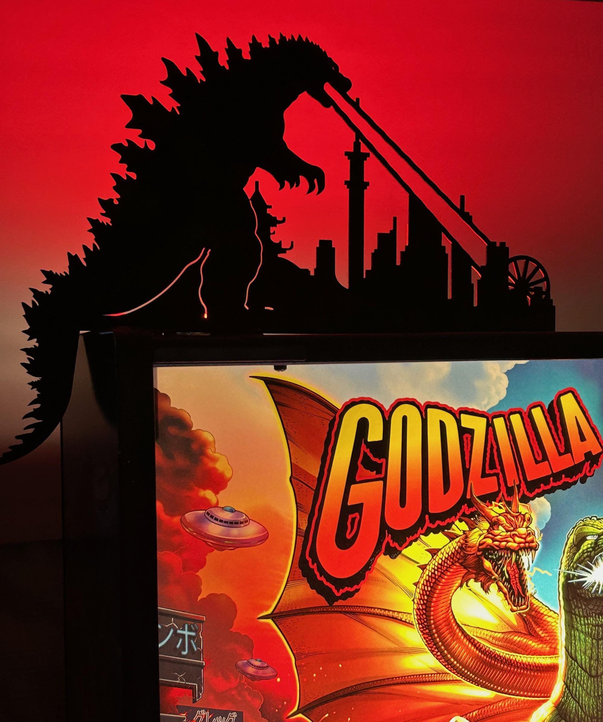 Godzilla Door Frame Topper Metal | Tokyo Dragon Door Topper
