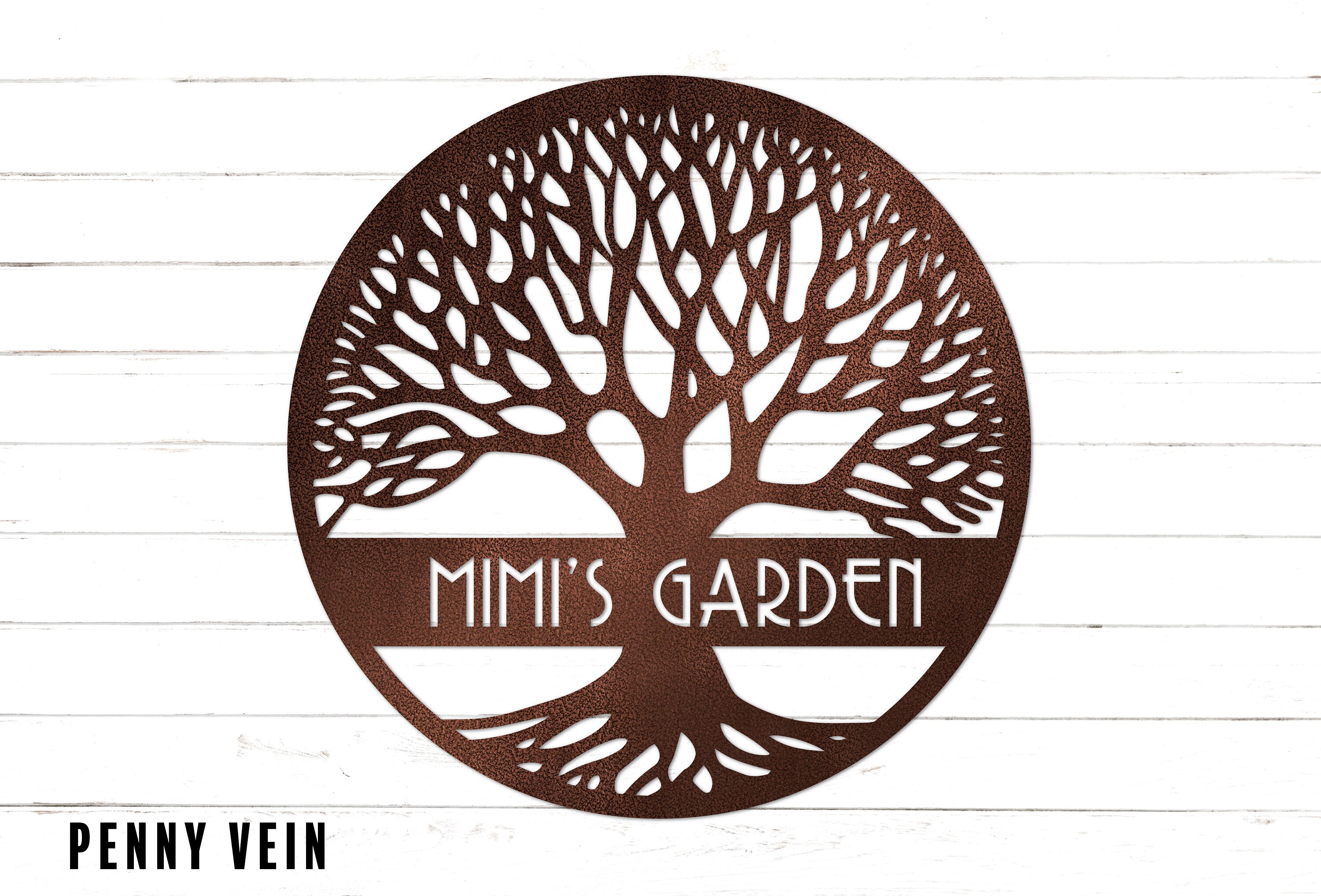 Tree of Life Custom Garden Sign Garden Yard Decor Sign Indoor Outdoor ...