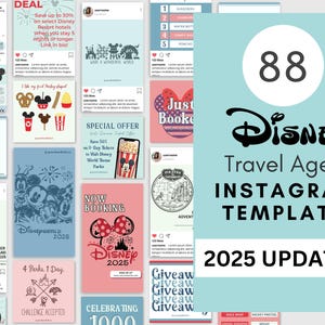Travel Agent Social Media Kit: 88 Canva Editable Templates (Digital Download)