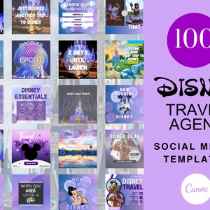 WDW Travel Agent Social Media Templates | Travel Agent Instagram Templates | Travel Agent Flyer | Theme Park Flyers