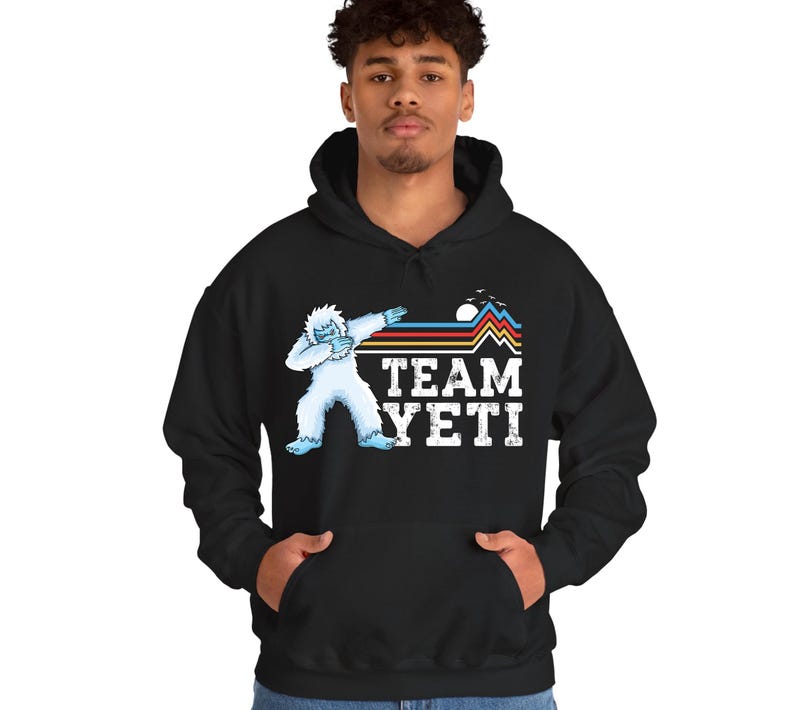 Anpassad Yeti-tröja, Dabbing Yeti-tröja med personlig namn, Bigfoot-tröja, Yeti-tröja med namn, vinterskidsuitt bild 5