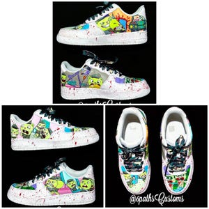 Custom Hand-Painted Air Force 1s Low
