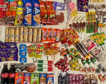 Mexican Candy/Snacks/Drinks Mystery Box (50 Items)