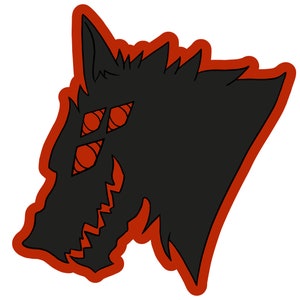 All Seeing Wolf I Vinyl Sticker