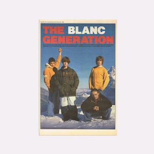 The Stone Roses · NME · 1989 · Anuncio de póster musical original poco común