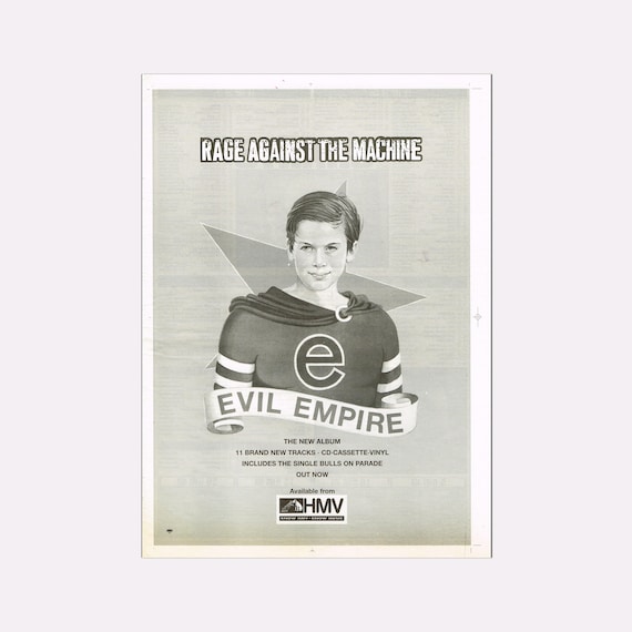 Rage Against the Machine - Evil Empire - Rare Authentic Music